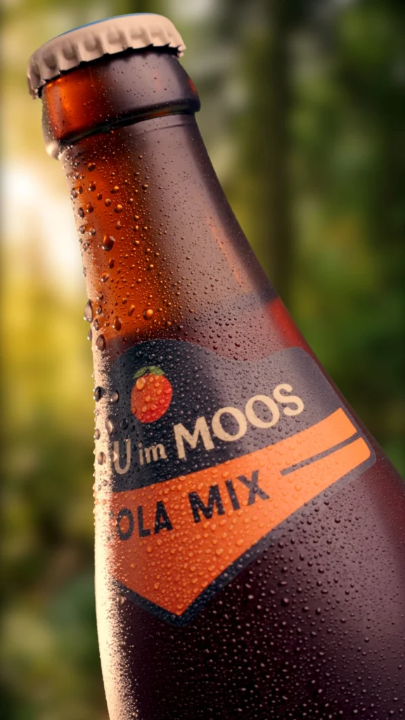 Bräu im Moos Cola Mix - Werbeanzeige